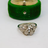 Sterling Silver Hops Vine Design Ring Vintage c1970 Size L
