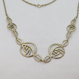 Sterling Silver Carrick Rennie Mackintosh Celtic Style Necklace Vintage 1994