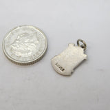 Sterling Silver Enamel London Charm Pendant Vintage c1970s