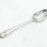Irish George III Sterling Silver Floral Pattern Tablespoon Antique 1777 Dublin