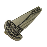 Dutch Sterling Silver 'Heeg' Sailing Souvenir Brooch Vintage c1970