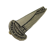 Dutch Sterling Silver 'Heeg' Sailing Souvenir Brooch Vintage c1970