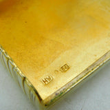 Henrik Wigström Fabergé Russian Silver Gilt & Cabochon Cigarette Case Antique
