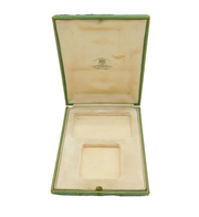 Victorian Tooled Leather Goldsmiths Double-Case Presentation Box Antique