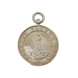 Art Deco Sterling Silver 'Whitley Flower Show' Fob Medal Antique Birmingham