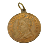 King Edward VIII Prince of Wales Royal Visit Medal Antique c1920