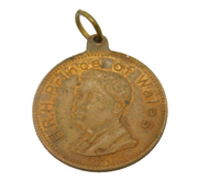 King Edward VIII Prince of Wales Royal Visit Medal Antique c1920