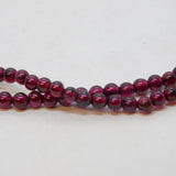 19th Century 9ct Gold & Almandine Garnet Two-Strand Necklace Antique c1880s