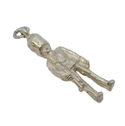 Sterling Silver Royal Guardsman Soldier Charm Pendant Vintage c1970