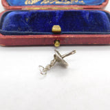 Sterling Silver Ballerina Charm Pendant Vintage c1970