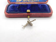 Sterling Silver Ballerina Charm Pendant Vintage c1970