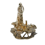 Sterling Silver Deep Sea Oil Well Charm Pendant Vintage c1970s