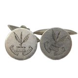 Sterling Silver 'Tea Research Institute' Pair of Cufflinks Antique 1932