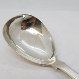 William IV Sterling Silver Crested Tea Caddy Spoon Antique 1835 London