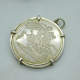 Boxed Sterling Silver The Ashes Centenary Medallion Vintage 1977