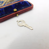 Sterling Silver Visitor Key Charm Pendant Vintage c1970