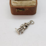 Sterling Silver Aquarius Charm Pendant Vintage c1970