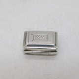 George IV Small Sterling Silver Ladies Vinaigrette Antique 1823 Birmingham