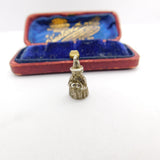 Sterling Silver Wicked Witch Charm Pendant Vintage c1970
