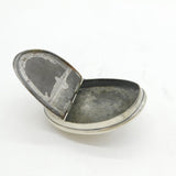 19th Century Silver Plated Shibayama Insect Decorated Snuff Box Antique