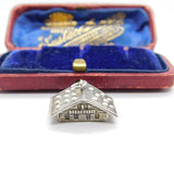 Sterling Silver French Ski Chalet Charm Pendant Vintage c1970