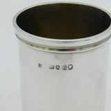 Victorian Sterling Silver Beaker Cup Antique 1866 London