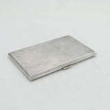 Dunhill London Sterling Silver Engine Turned Cigarette Case Antique 1921