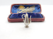 Sterling Silver Traditional Wine Jug Charm Pendant Vintage c1970