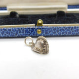 Sterling Silver Traditional Fire Helmet Charm Pendant Vintage c1970
