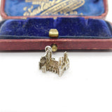 Sterling Silver Westminster Abbey Charm Pendant Vintage c1970