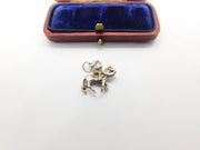 Sterling Silver Mounted Solder on Horseback Charm Pendant Vintage c1970