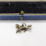 Sterling Silver Galloping Horse or Pony Charm Pendant Vintage c1970