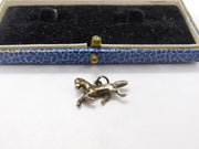 Sterling Silver Galloping Horse or Pony Charm Pendant Vintage c1970