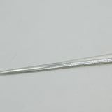 Georgian Irish Sterling Silver Meat Skewer Military Crest 1804 Dublin Antique