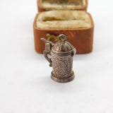 Sterling Silver Beer Tankard Stein Charm Pendant Vintage c1970