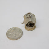Sterling Silver Good Luck Wishing Well Charm Pendant Vintage c1970