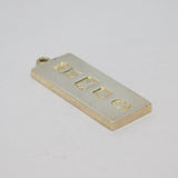 Sterling Silver Jubilee Bullion Bar Ingot Pendant Vintage 1977 Birmingham