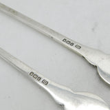Edwardian Sterling Silver Pair of Lobster Picks Antique 1907 Sheffield