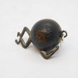 WW1 Period Sterling Silver 'Touch Wud' Charm Pendant Antique AF