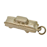 Sterling Silver Saloon Car Charm Pendant Vintage c1970