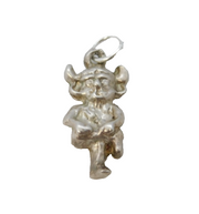 Sterling Silver Lincoln Imp Charm Pendant Vintage c1970