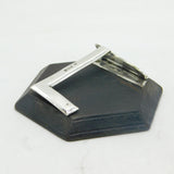 Victorian Sterling Silver Mounted Wooden 'L' Letter Holder Antique London