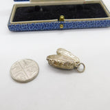Sterling Silver Morris Dancing Shoes Charm Pendant Vintage c1970