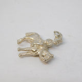 Sterling Silver Trooping the Colour Charm Pendant Vintage c1970