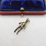 Sterling Silver Soldier Figurine Charm Pendant Vintage c1970