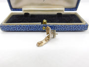 Sterling Silver Opening Mother Hubbard in the Shoe Charm Pendant Vintage c1970