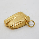 9ct Yellow Gold Zippo Lighter Charm Pendant Vintage 1977 Birmingham