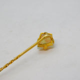 Victorian 18ct Gold & White Opal Set Stick Pin Antique c1890s