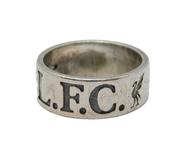Sterling Silver Liverpool Football Club Supporters Ring Vintage c1990s
