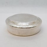 Sterling Silver Planished Arts & Crafts Style Snuff Box Antique Birmingham